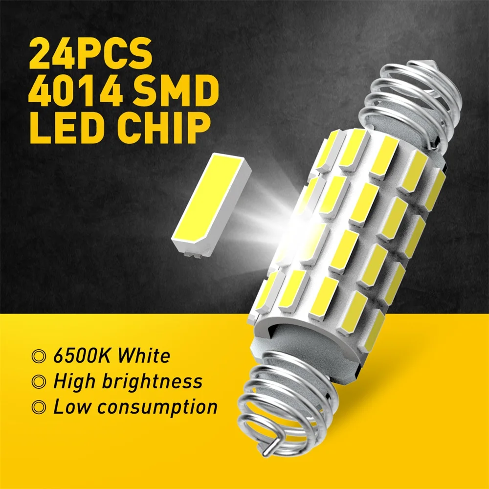 AUXITO C10W C5W LED Canbus Error Free Festoon 39mm 42mm LED Spring Dome Lights Car Interior Bulb Read Light License Plate Lamp