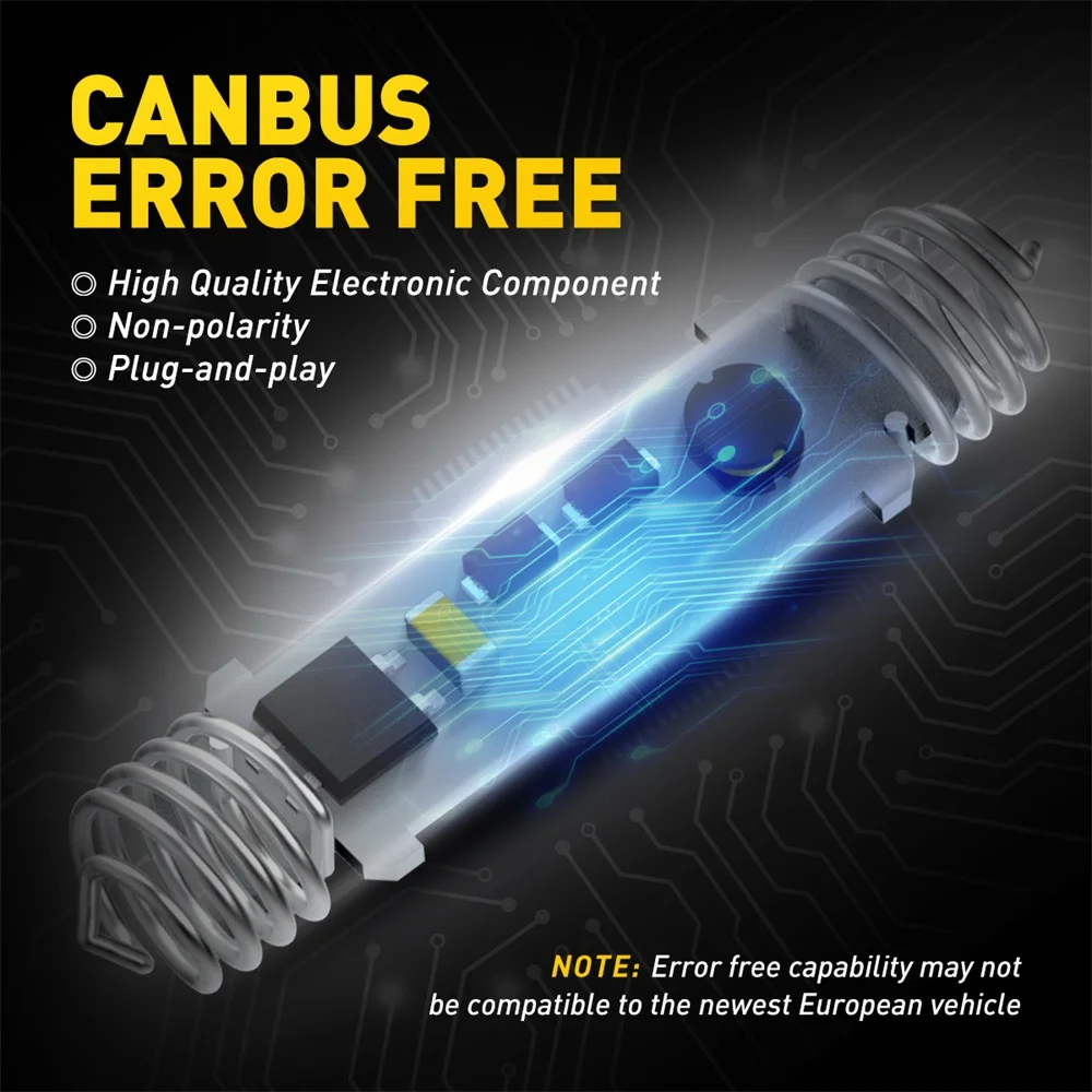 AUXITO C10W C5W LED Canbus Error Free Festoon 39mm 42mm LED Spring Dome Lights Car Interior Bulb Read Light License Plate Lamp