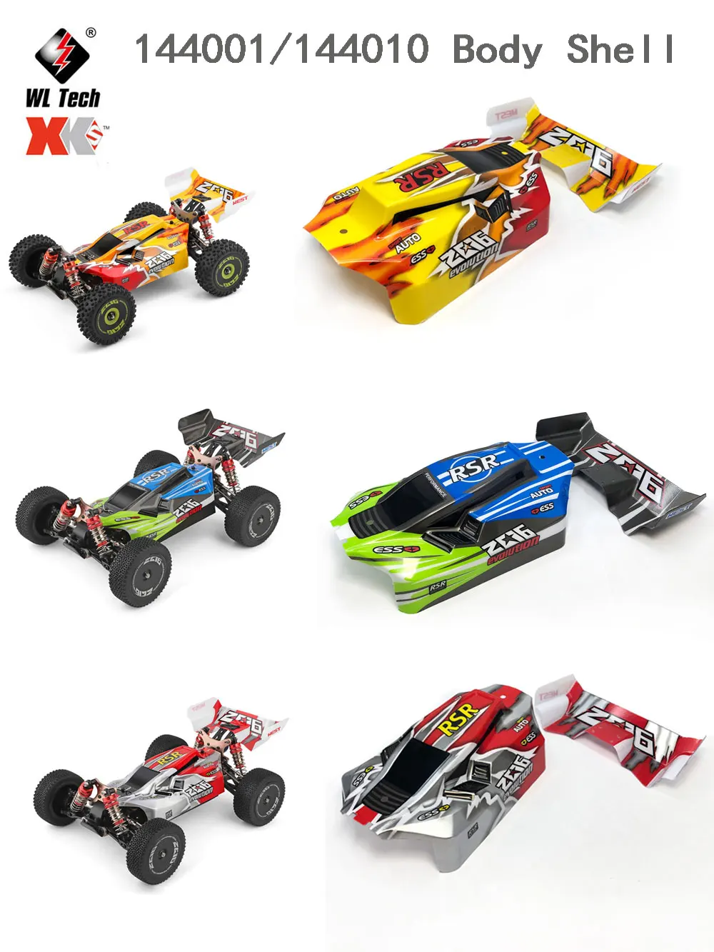 Wltoys 144001 144010 Car Body Shell Car Cover Part for WLtoys 144001 1/14 4WD RC Car High Quality RC Car Parts Accessories