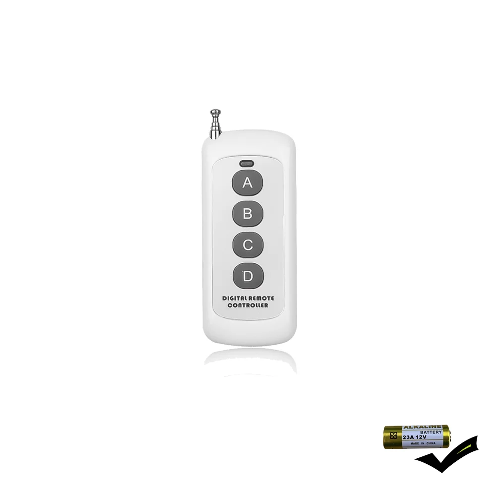 433 Mhz Wireless RF Remote Control Switch EV1527 Learning Code Controller 2/3/4/8 Buttons Transmitter For Garage Door Gate Light