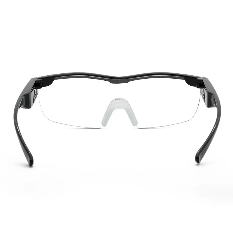 2.5X Magnifying Glass Reading Glasses Portable Magnifier Headband Eyeglasses Acrylic Lens with 2Led Light for Repair Reading
