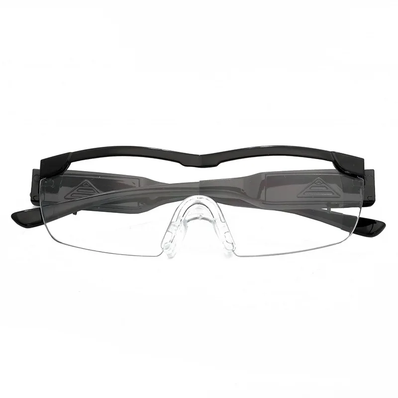 2.5X Magnifying Glass Reading Glasses Portable Magnifier Headband Eyeglasses Acrylic Lens with 2Led Light for Repair Reading