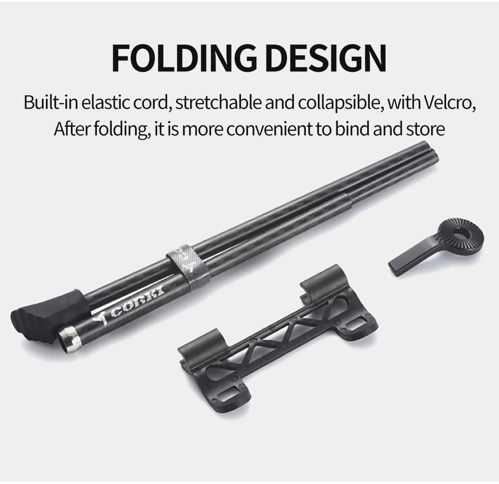 Ultralight Carbon Fiber MTB Road Bicycle Kickstand Parking Rack Mountain Bike Support Side Kick Stand Foot Brace Stainless steel