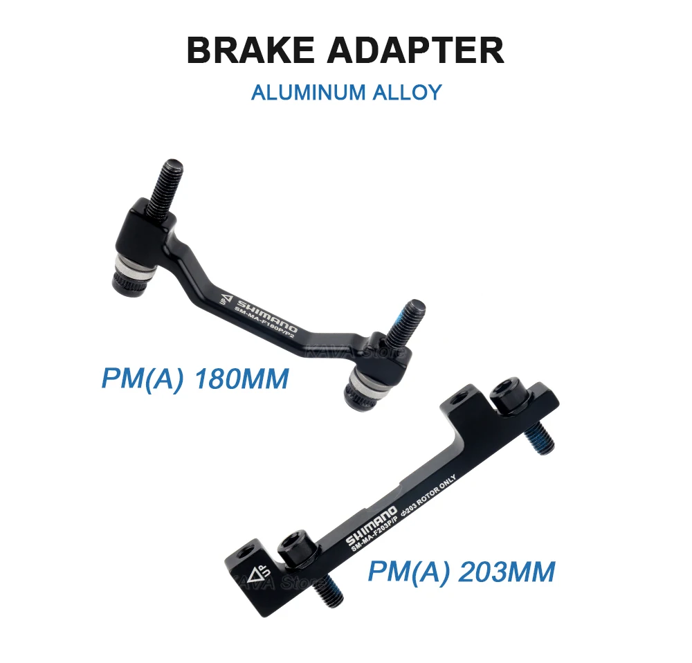 SHIMANO MTB Brake Disc Adapter PM A 180mm 203mm Brake Rotor Post Mount Converter Ultralight Mountain Bike Parts