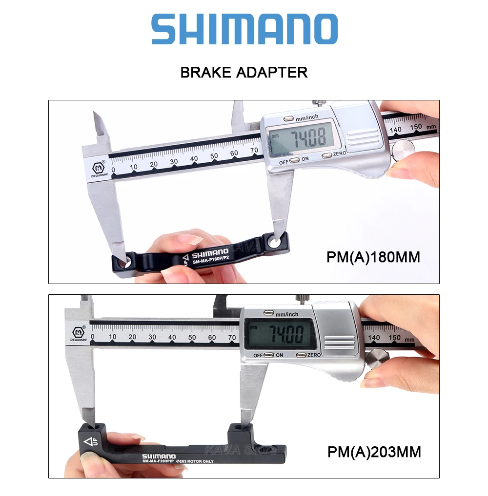 SHIMANO MTB Brake Disc Adapter PM A 180mm 203mm Brake Rotor Post Mount Converter Ultralight Mountain Bike Parts