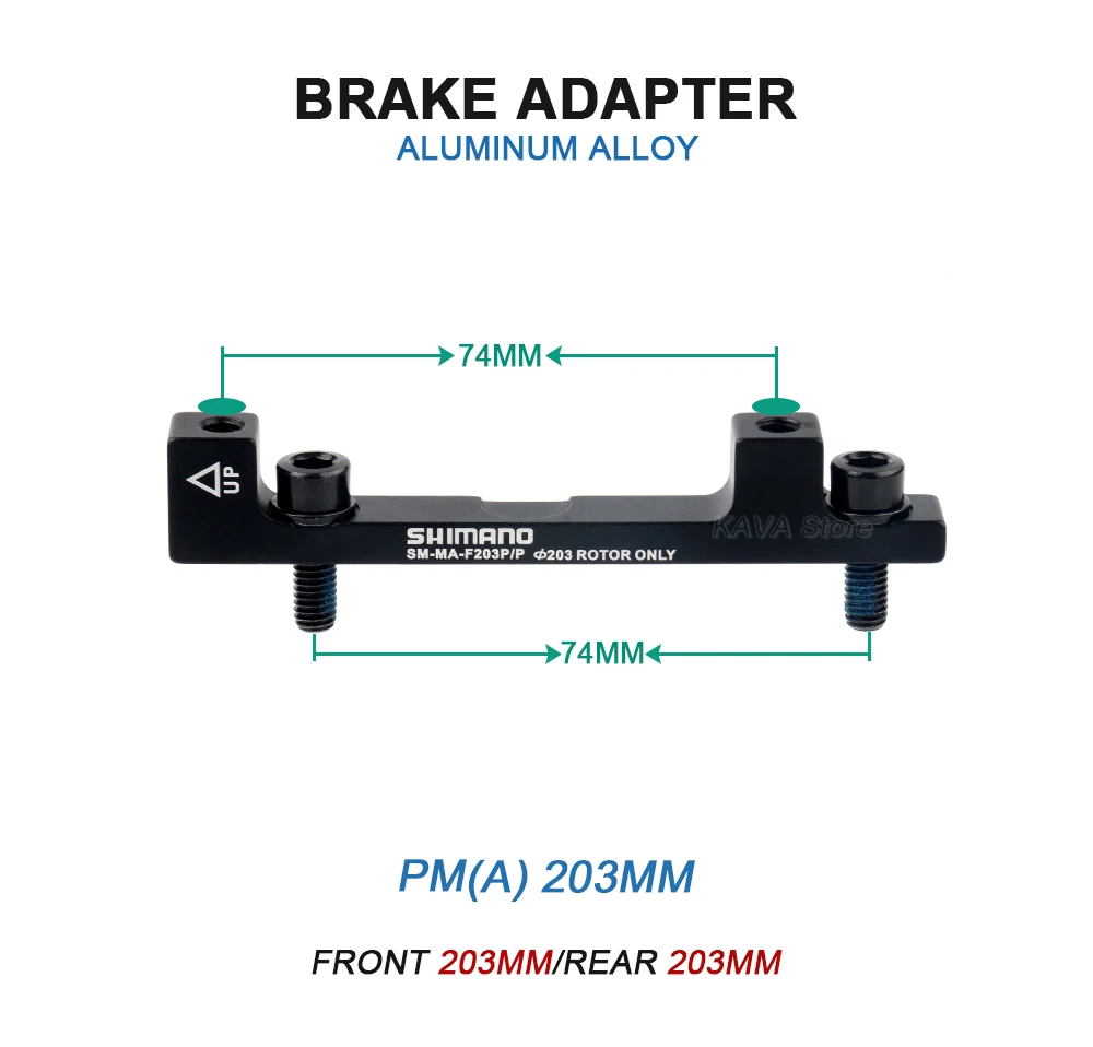 SHIMANO MTB Brake Disc Adapter PM A 180mm 203mm Brake Rotor Post Mount Converter Ultralight Mountain Bike Parts