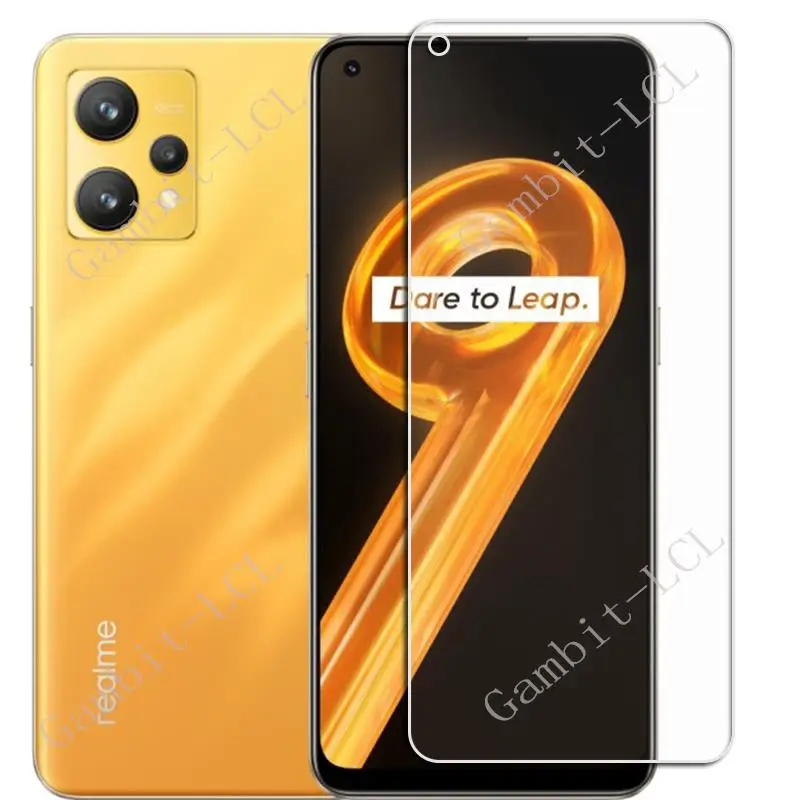 For Realme 9 4G Tempered Glass Protective On Realme9 RMX3521 6.4Inch Screen Protector SmartPhone Cover Film