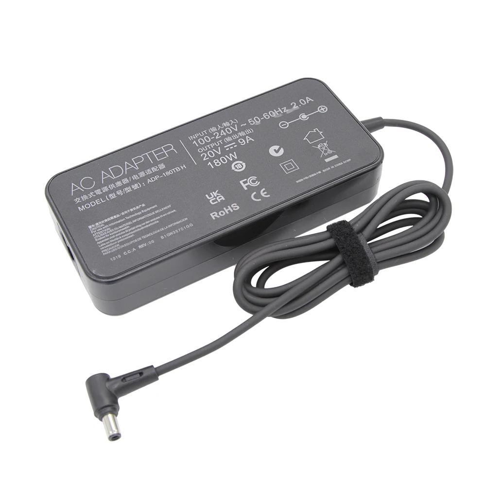 20V 9A 180W 6.0*3.7MM Charger ADP-180TB H Laptop AC Adapter For Asus ROG Zephyrus G14 G15 GA401IV GA502DU TUF505DU FX506L A17