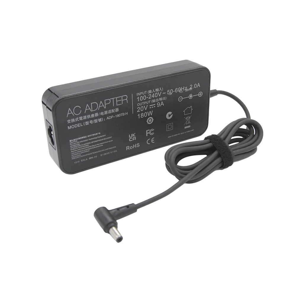 20V 9A 180W 6.0*3.7MM Charger ADP-180TB H Laptop AC Adapter For Asus ROG Zephyrus G14 G15 GA401IV GA502DU TUF505DU FX506L A17