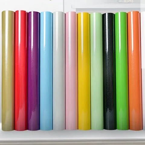 Kitchen Oil-proof Wallpapers Cabinet Desktop Wardrobe Renovation Wall Shiny Self-adhesive Furniture Decor Glossy Contact Films