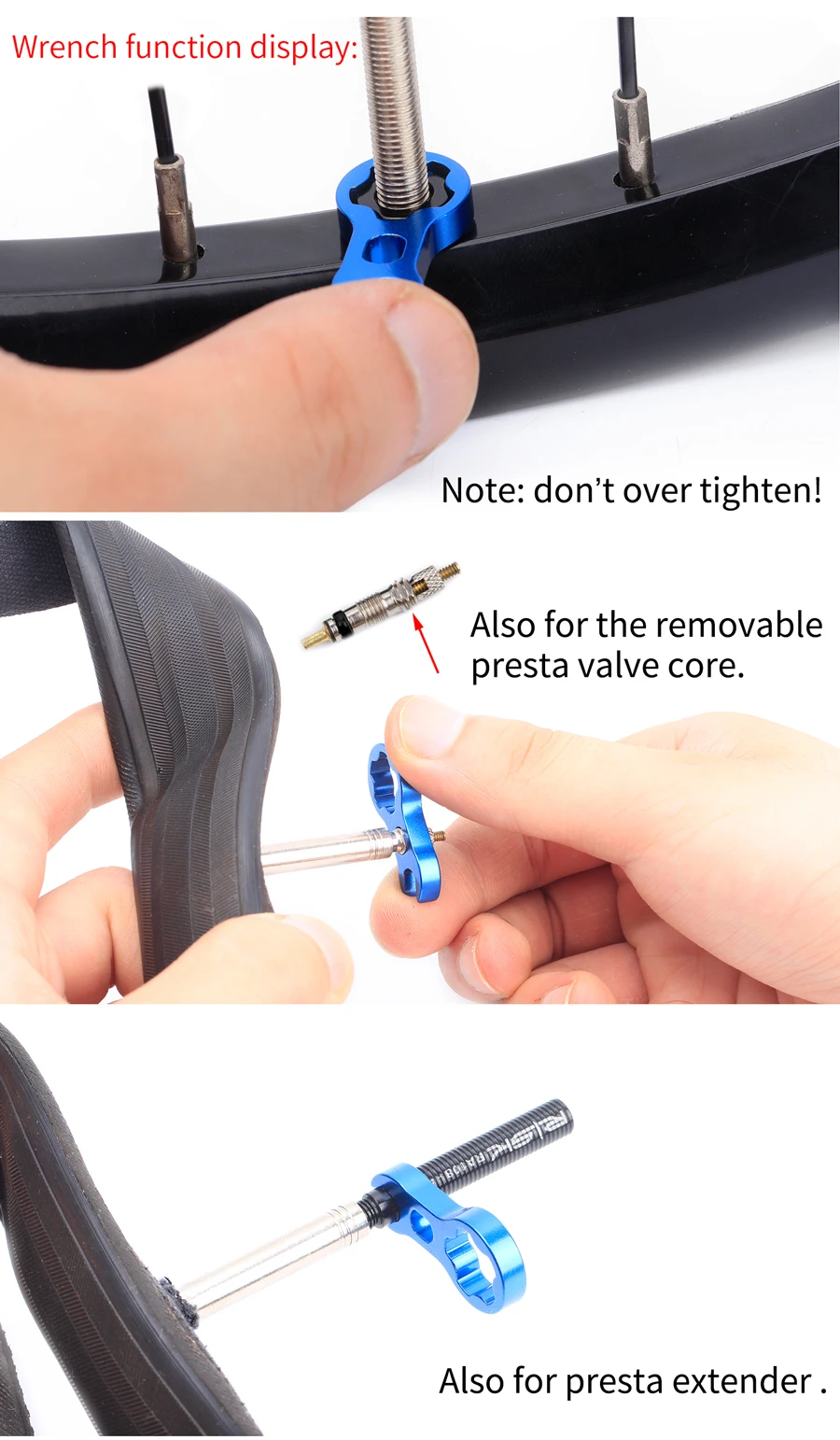 RISK Bicycle Presta Valve Cap Nut Schrader Valve Cap FV55 AV55 Mountain Bike MTB Titanium Road Bike Cycling Accessories