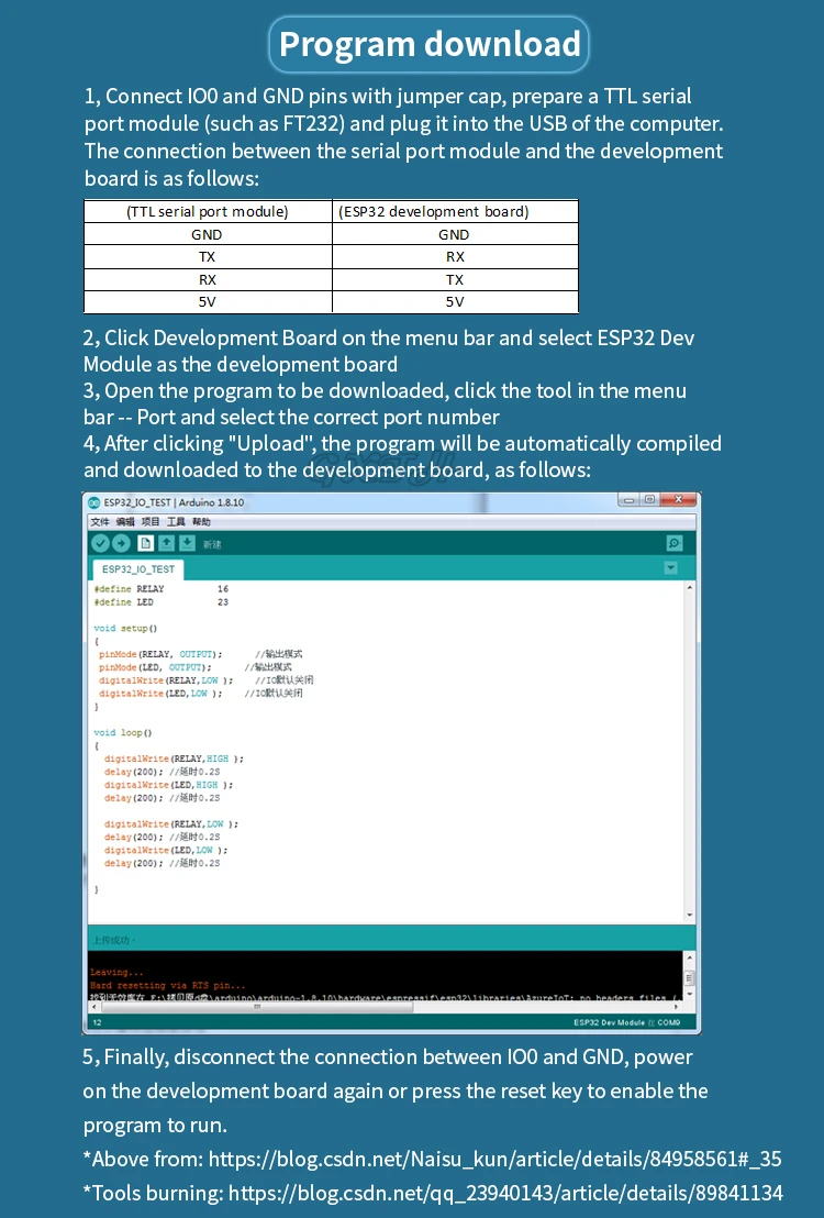 ESP8266 / ESP32 WIFI 8 Channel Relay Development Board ESP-12F / ESP32 DC5V/7-28V