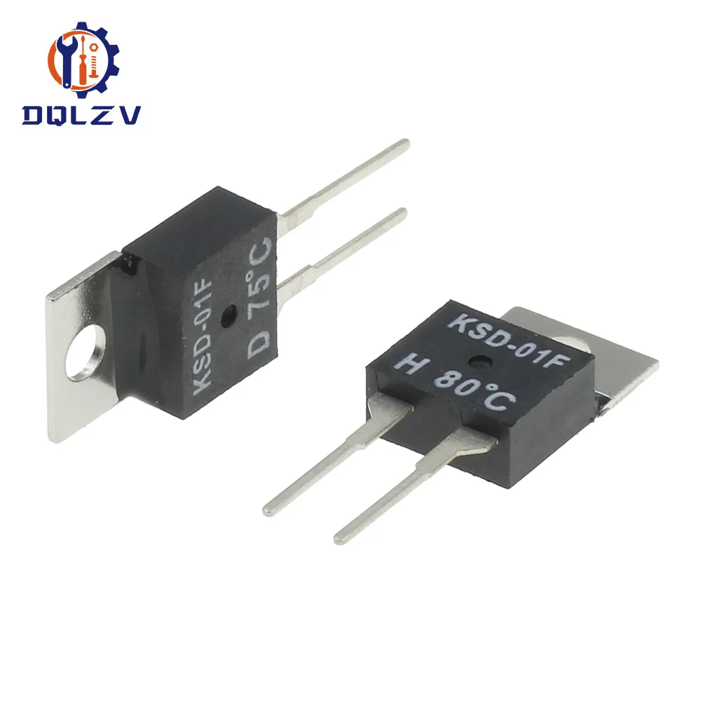 KSD-01F 40~150 Degree Celsius Normally Open Close Temperature Switch Thermostat Thermal Protector TO-220
