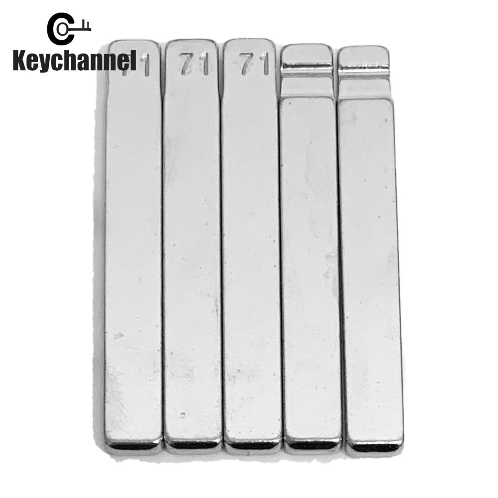 10pcs HU100 Car Key Blank 71# KD Key Blade Flip Key Blade for Chevrolet Cruze Buick Opel Cadillac Opel for KEYDIY Xhorse VVDI