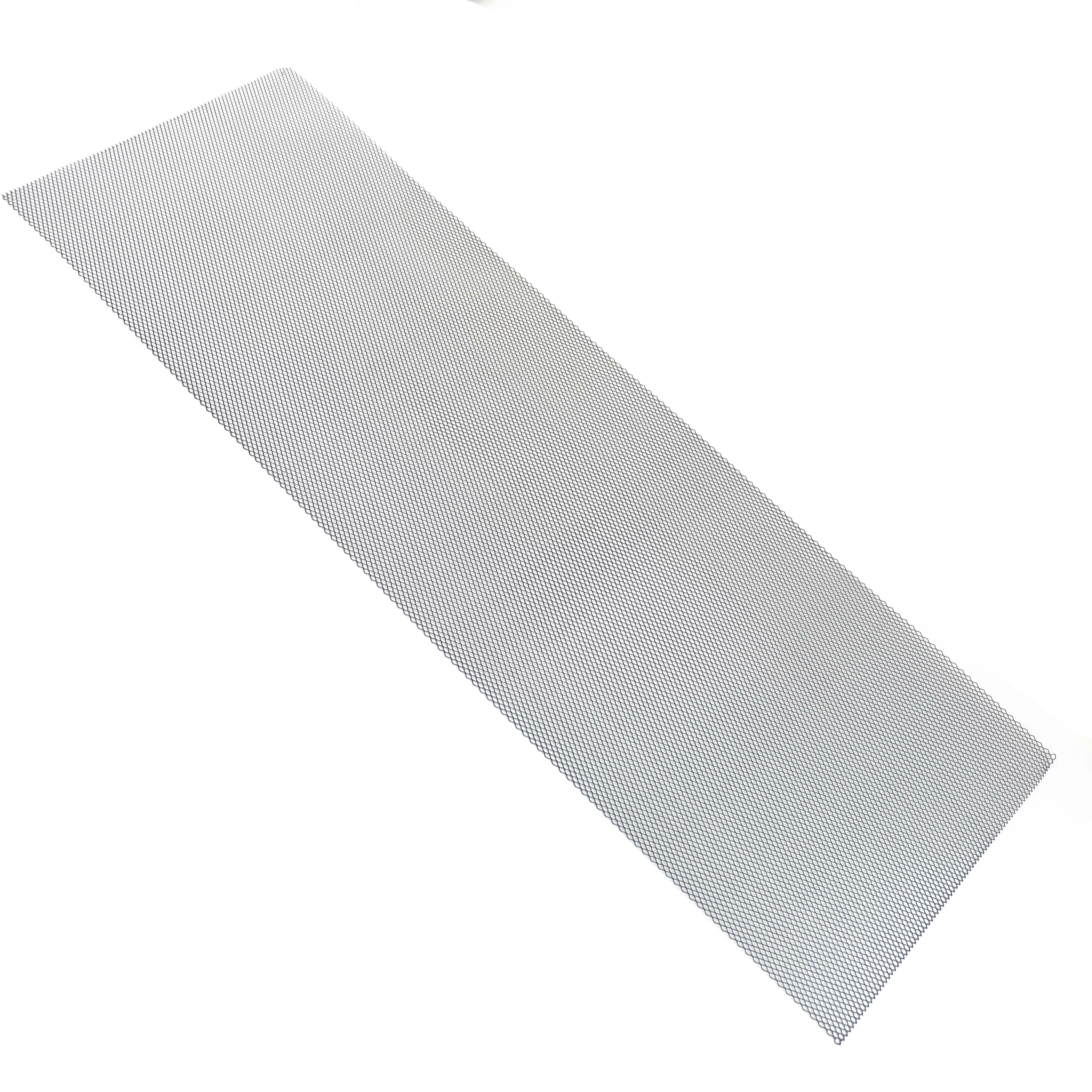 100x33cm Aluminium Racing Car Bumper Grille Grill Mesh Net Vent Black Silver Red Blue Tuning Universal Protector Home Garden