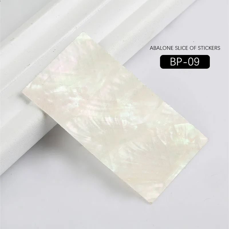 3D Abalone Shell Slice Nail Sticker Flakes, Adhesive Decals, Manicure DIY Nail Art, Gel Polish Tips Decorations