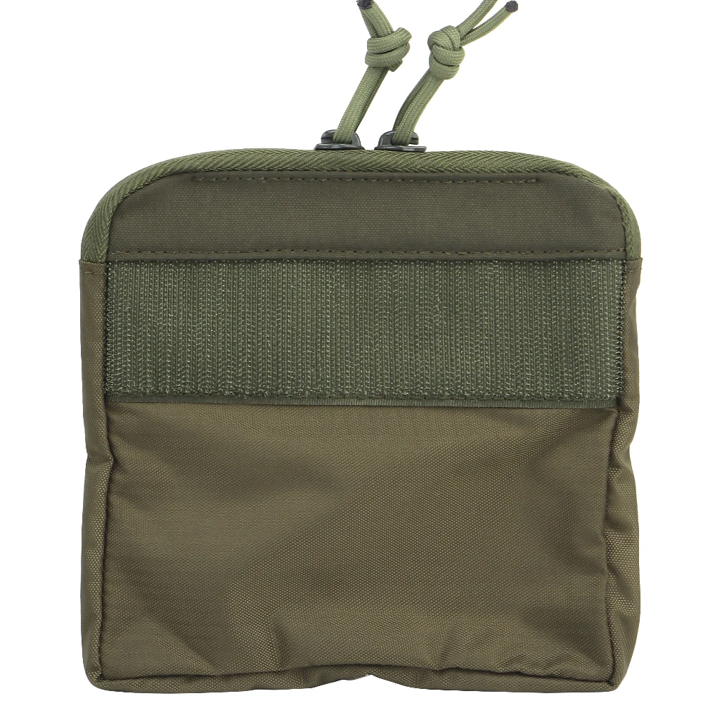 Tactifans DOPE Front Flap Kangroo Insert Half Pocket Nylon For FCPC V5 Plate Carrier Chest Rig Tactical Hunting Vest