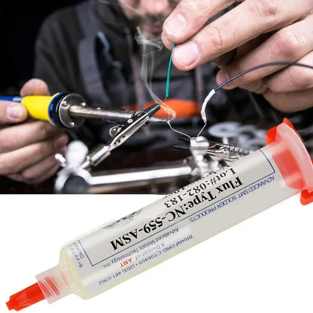 High Quality Solder Flux 10cc 559 solder paste For Phone LED BGA SMD PGA PCB Repair + Needles Rework Repair Tools