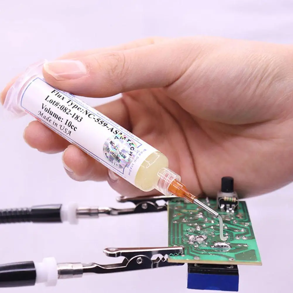 High Quality Solder Flux 10cc 559 solder paste For Phone LED BGA SMD PGA PCB Repair + Needles Rework Repair Tools