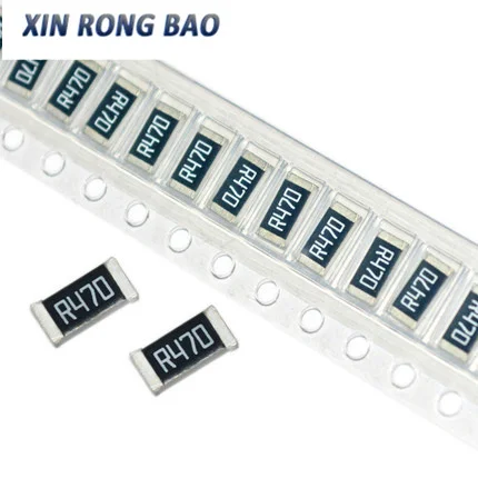 50pcs 2010 5% 3/4W SMD Chip Resistor Resistors 0R - 10M 0 10 100 220 470 ohm 0R 10R 100R 220R 470R 1K 2.2K 4.7K 10K 100K 1M 10M
