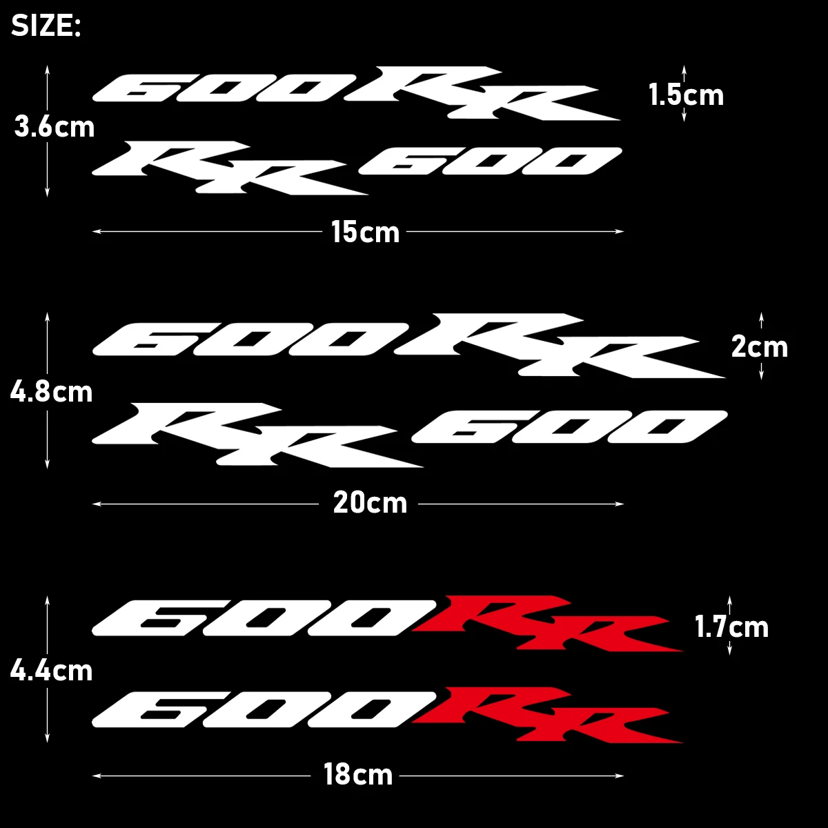2x Reflective Motorcycle Tank Emblem Stickers Accessories Decals for Honda CBR 600RR Fireblade Adhesivo Calcomanía Motocicleta