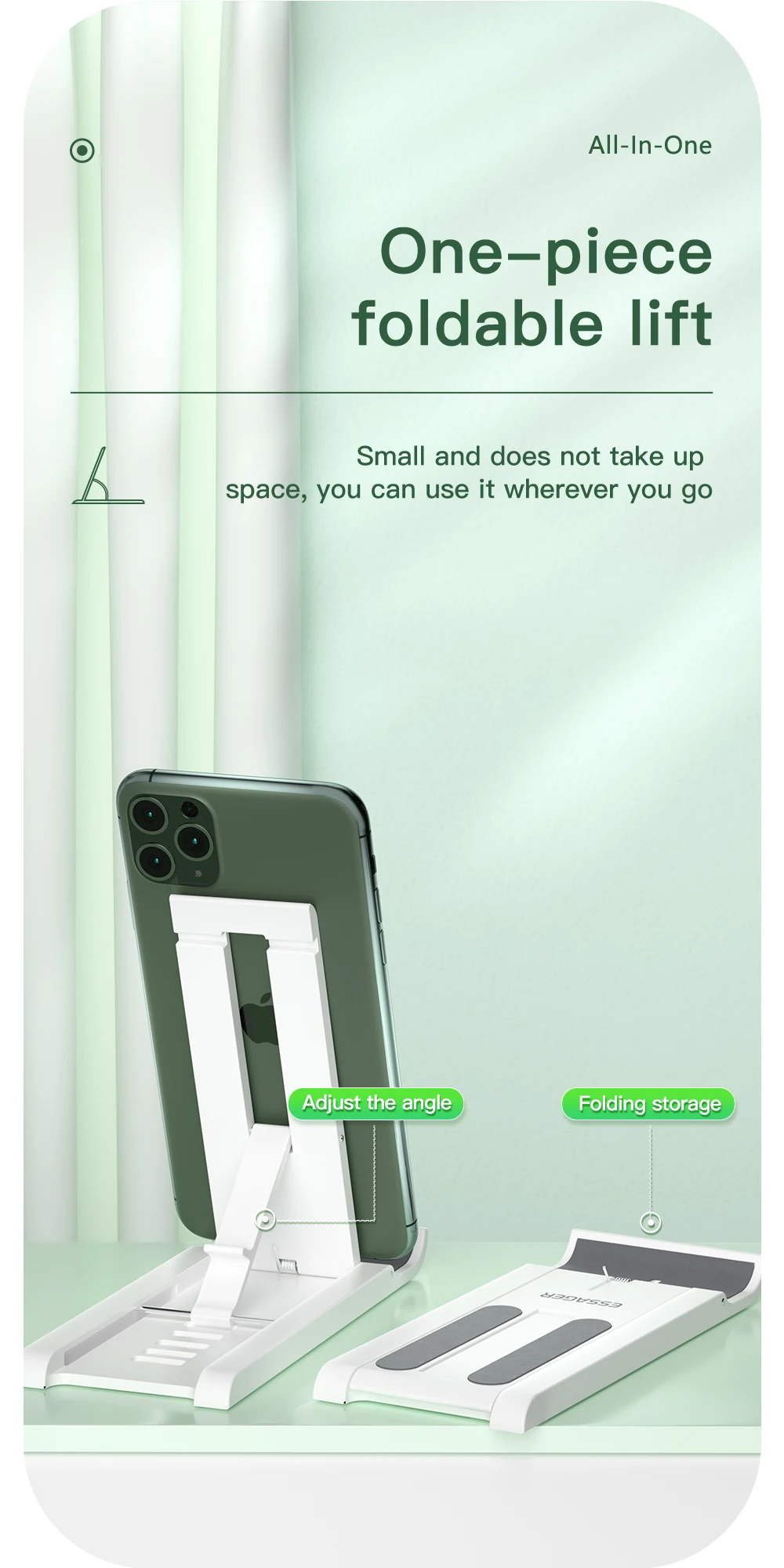 Essager Desktop Phone Holder Stand For iphone 13 12 11 Xiaomi 12 Redmi Mobile Cell Phone Smartphone Support Tablet Mount Bracket