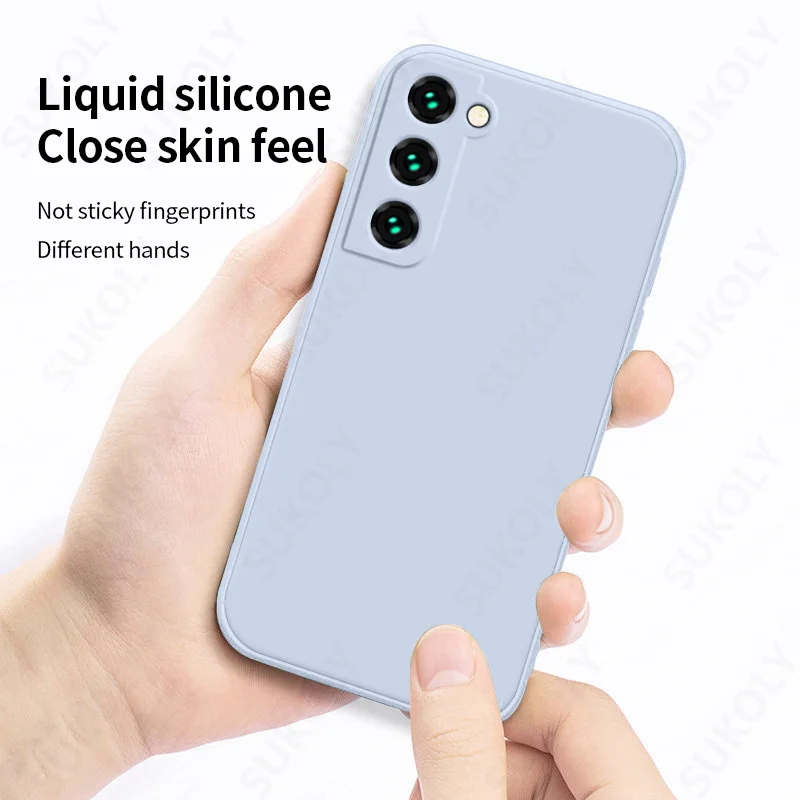 For Samsung Galaxy S25 S26 S24 Ultra S23 S26 FE Soft Silicone Case For Samsung A18 A57 A17 A55 A56 A15 A16 5G Shockproof Cover