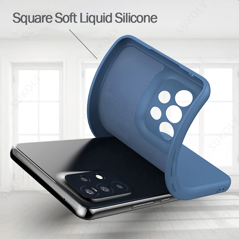For Samsung Galaxy S25 S26 S24 Ultra S23 S26 FE Soft Silicone Case For Samsung A18 A57 A17 A55 A56 A15 A16 5G Shockproof Cover
