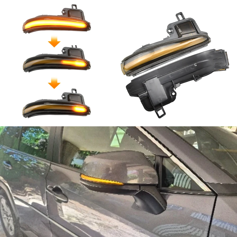 For Toyota RAV4 XA50 2019 2020 / For Toyota Tacoma 2016 - 2019 Dynamic Turn Signal Light LED Side Mirror Indicator Blinker Light