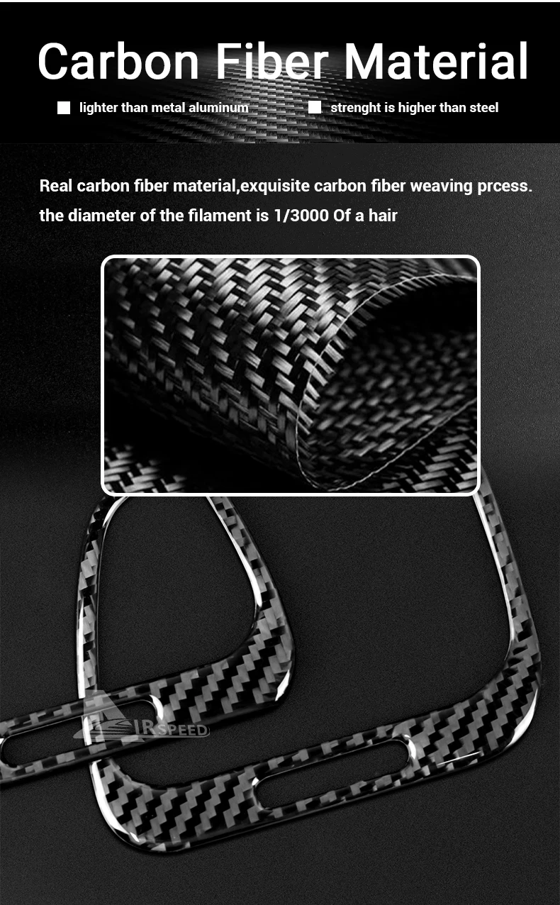 Real Soft Carbon Fiber For Volkswagen Scirocco Mk3 2009 2010 2011 2012 2013 2014 2015 2016 LHD RHD Car AC Outlet Vent Sticker