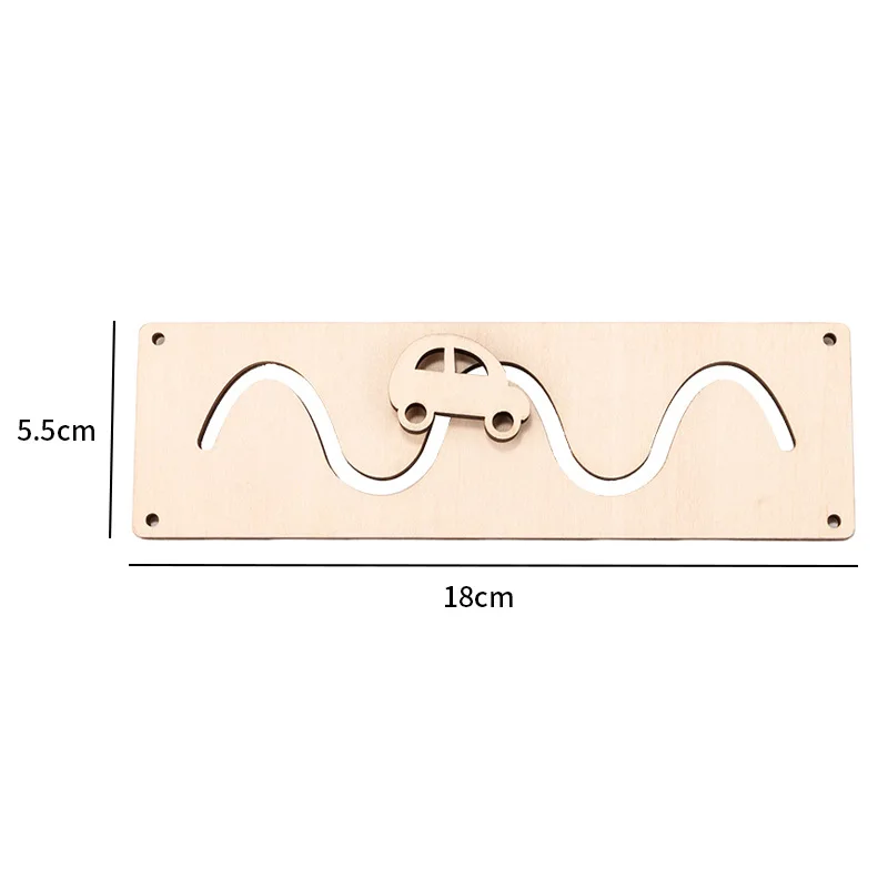 Busy Board Diy Material Accessories Montessori Teaching Aids Baby Early Education Learning Skill Toy Part Wooden Board Games