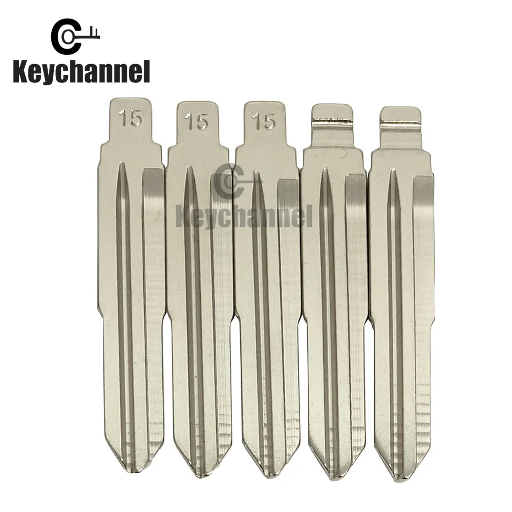 10pcs HYN11 Car Flip Key Blade KD Key Blank 15# Folding Fob Blank for KEYDIY VVDI Xhorse for Mitsubishi Ssangyong Isuzu Lada