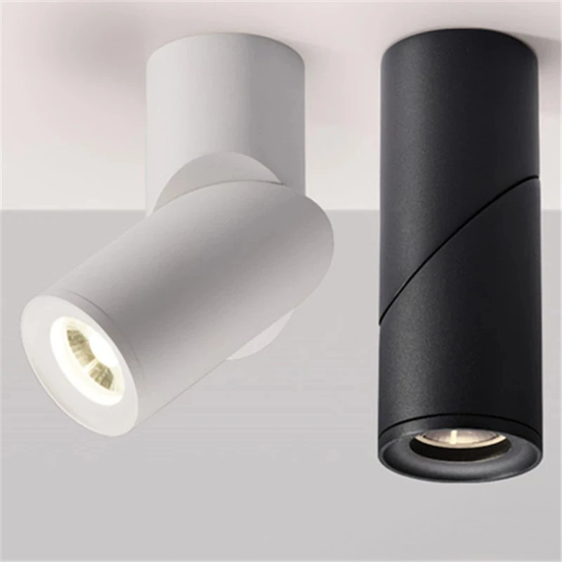 LED Downlights Dimmable 10W 15W 20W 24W Surface Mounted Ceiling Lamps Spot Light Warm /Natural /Cold White AC 85-265V + Driver