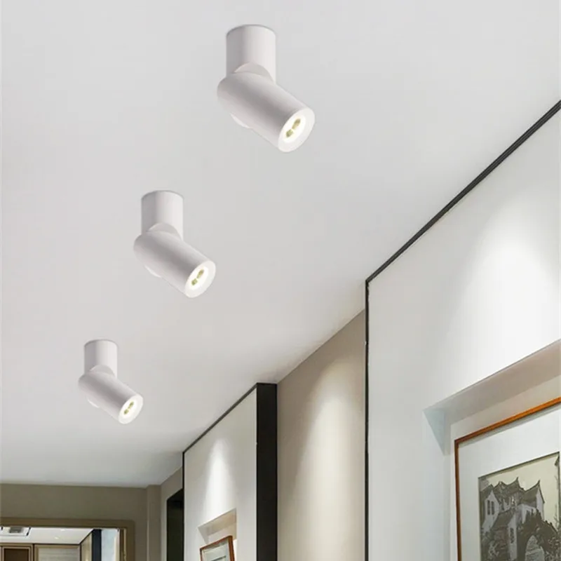 LED Downlights Dimmable 10W 15W 20W 24W Surface Mounted Ceiling Lamps Spot Light Warm /Natural /Cold White AC 85-265V + Driver