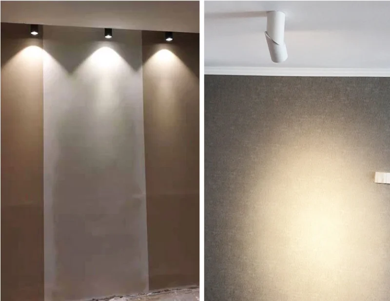 LED Downlights Dimmable 10W 15W 20W 24W Surface Mounted Ceiling Lamps Spot Light Warm /Natural /Cold White AC 85-265V + Driver