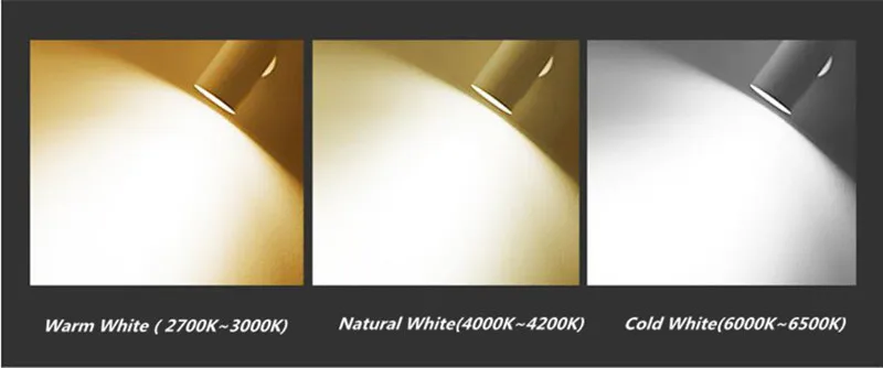 LED Downlights Dimmable 10W 15W 20W 24W Surface Mounted Ceiling Lamps Spot Light Warm /Natural /Cold White AC 85-265V + Driver