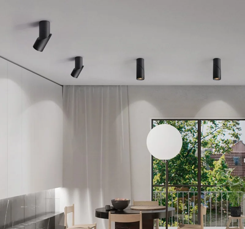 LED Downlights Dimmable 10W 15W 20W 24W Surface Mounted Ceiling Lamps Spot Light Warm /Natural /Cold White AC 85-265V + Driver