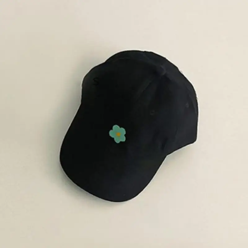 2024 New Baby Summer Baseball Cap Cute Flower Pattern Baby Girl Sun Hats Outdoor Children Hat Cotton Kids Adjustable Visor Caps
