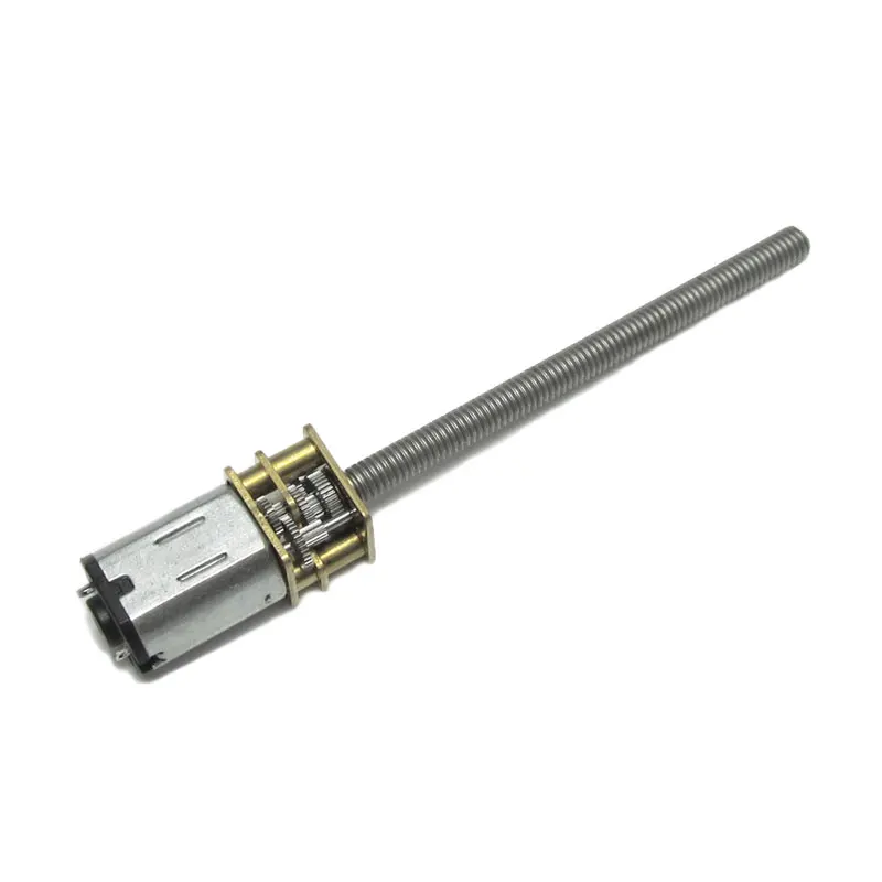 1pcs Micro Reduction Gear Motor 6V 12V DC Motor with Lead Screw GA12-N20- M4*55 30rpm 50rpm 100rpm 200rpm 300rpm 500rpm
