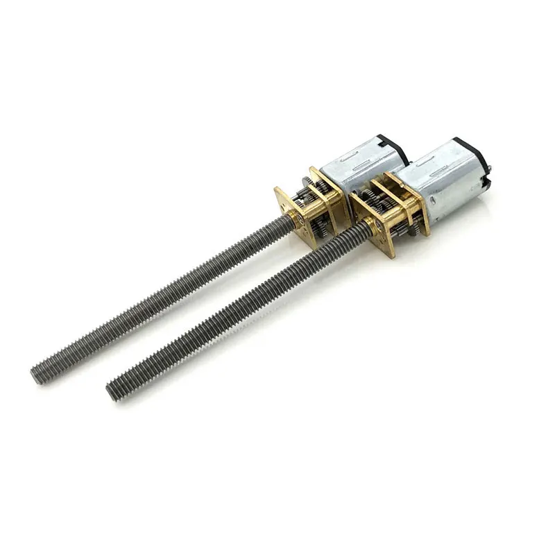 1pcs Micro Reduction Gear Motor 6V 12V DC Motor with Lead Screw GA12-N20- M4*55 30rpm 50rpm 100rpm 200rpm 300rpm 500rpm