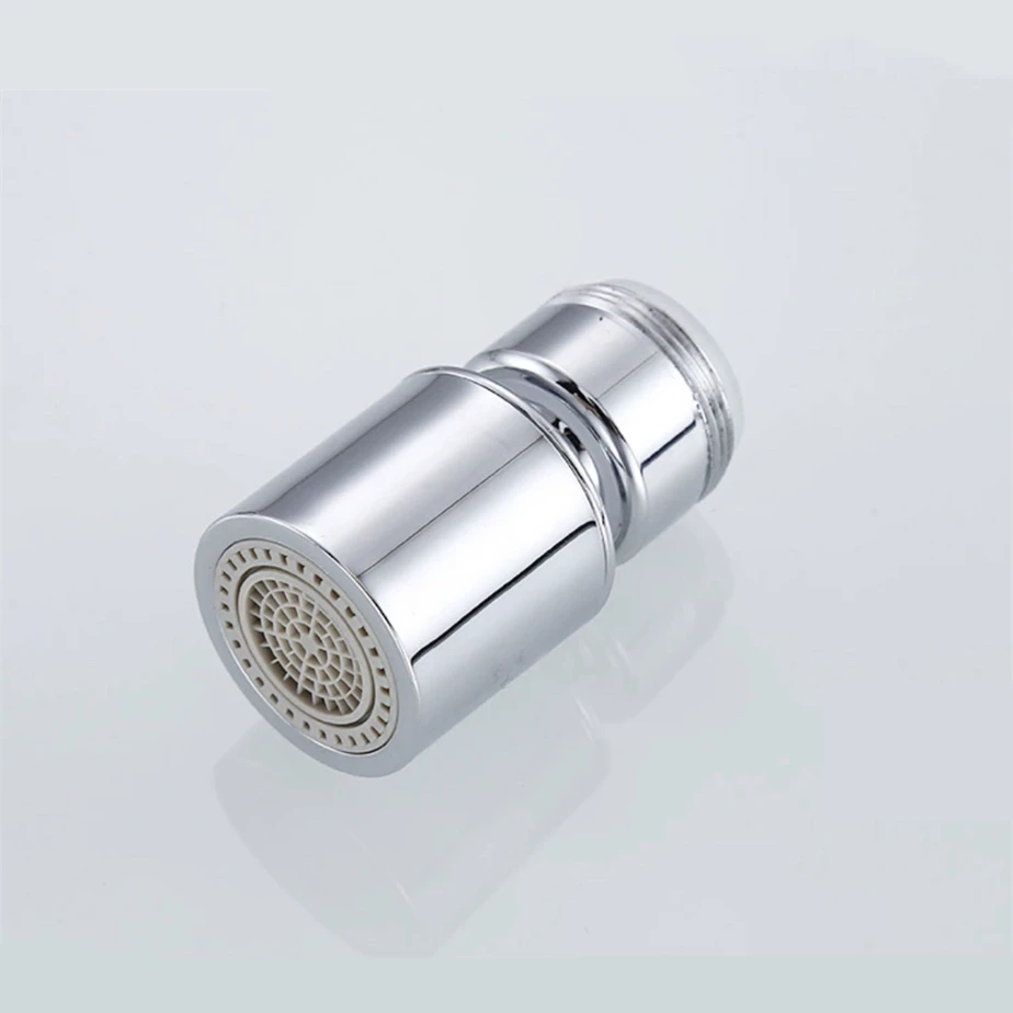 Black/Silver Splash-proof Nozzle Head Filter Tip Universal External/Internal Threads Bubbler Water Saver Dual Mode Tap