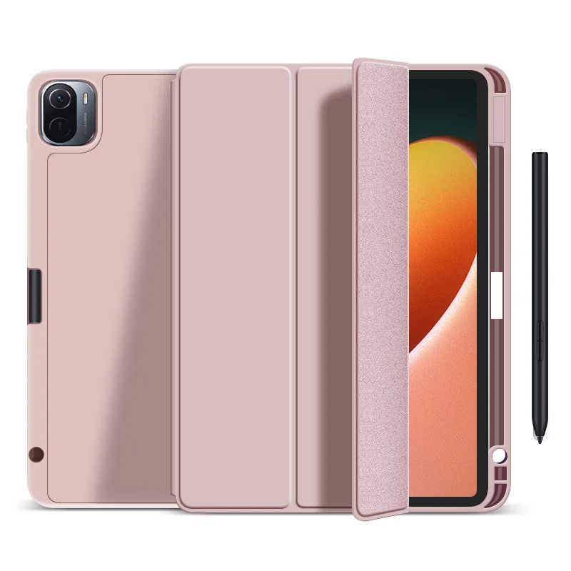 Case for Xiomi Mi Pad 5 for Xiaomi Mipad 5 Pro Smart Case Silicon for Funda Xiaomi Pad 5 Redmi Pad Cover with Pencil Holder Case