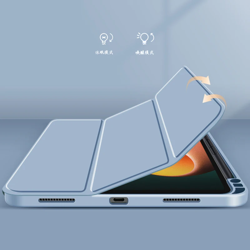 Case for Xiomi Mi Pad 5 for Xiaomi Mipad 5 Pro Smart Case Silicon for Funda Xiaomi Pad 5 Redmi Pad Cover with Pencil Holder Case