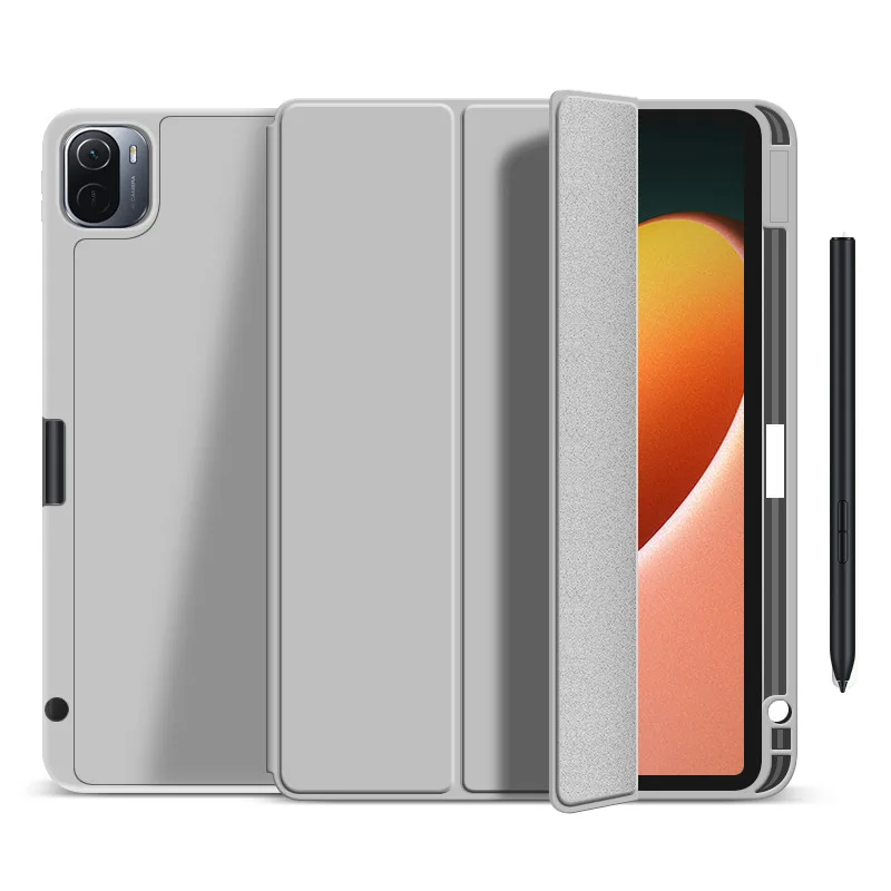Case for Xiomi Mi Pad 5 for Xiaomi Mipad 5 Pro Smart Case Silicon for Funda Xiaomi Pad 5 Redmi Pad Cover with Pencil Holder Case