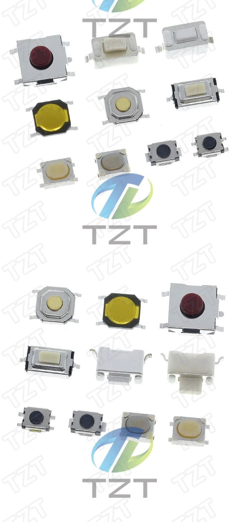 10PCS 3*6 3*4 4*4 SMD Tactile Tact Push Button Switch 2Pin 4Pin Touch Micro Switch 3x4x2 3x6x4.3 3x6x2.5 3x6x5 4x4x1.5 4*4*2.5
