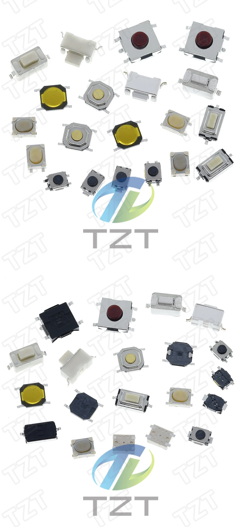 10PCS 3*6 3*4 4*4 SMD Tactile Tact Push Button Switch 2Pin 4Pin Touch Micro Switch 3x4x2 3x6x4.3 3x6x2.5 3x6x5 4x4x1.5 4*4*2.5