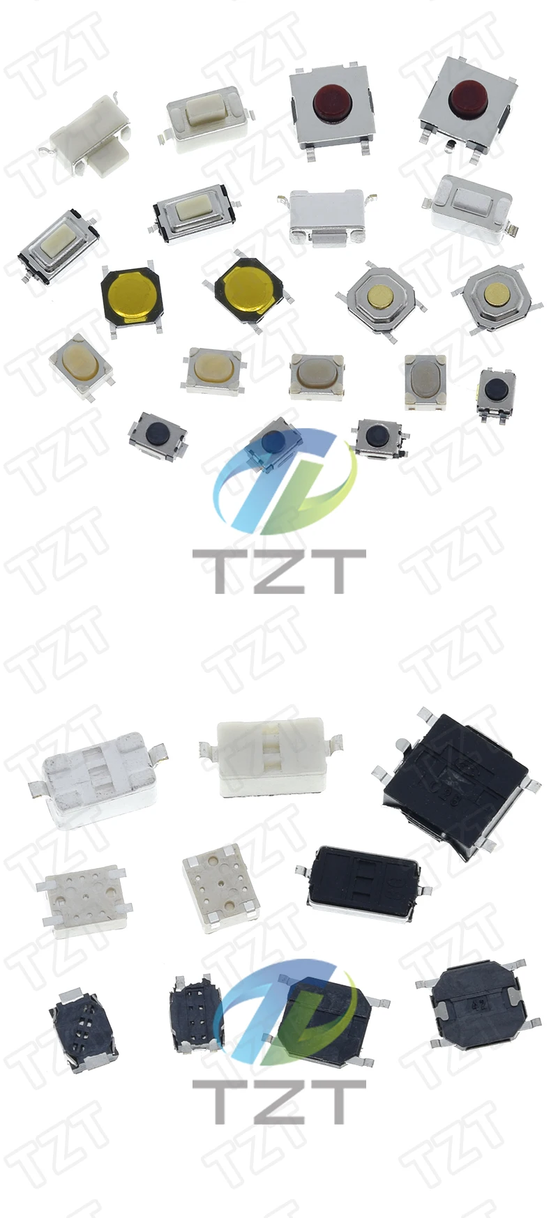 10PCS 3*6 3*4 4*4 SMD Tactile Tact Push Button Switch 2Pin 4Pin Touch Micro Switch 3x4x2 3x6x4.3 3x6x2.5 3x6x5 4x4x1.5 4*4*2.5