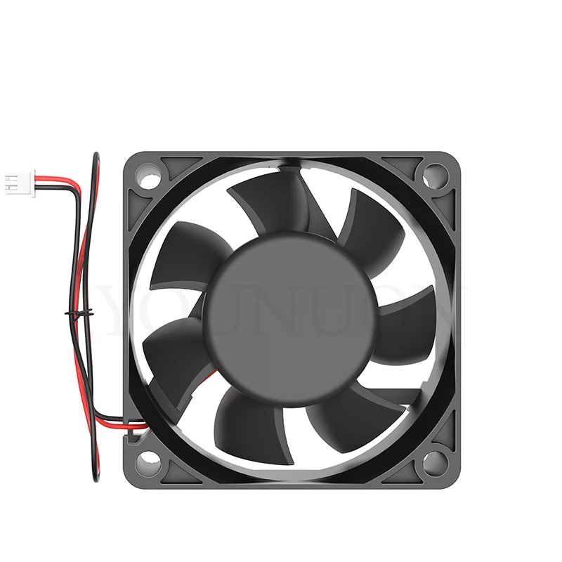 2 Pieces DC 5V 12V 24V 60mm 60x60x25mm Cooling Fan 6025 PC Computer Cooler Fan Axial Fan Sleeve Ball Bearing Industry Fans