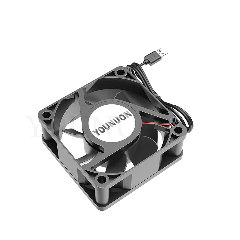 2 Pieces DC 5V 12V 24V 60mm 60x60x25mm Cooling Fan 6025 PC Computer Cooler Fan Axial Fan Sleeve Ball Bearing Industry Fans