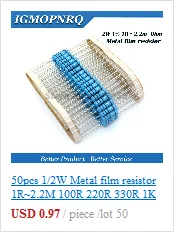100pcs Ceramic capacitor 50V 1pF ~ 100nF 0.1uF 104 4.7PF 10PF 22PF 33PF 47PF 100PF 101 220PF 221 330PF 470PF 1NF 103 47NF 473